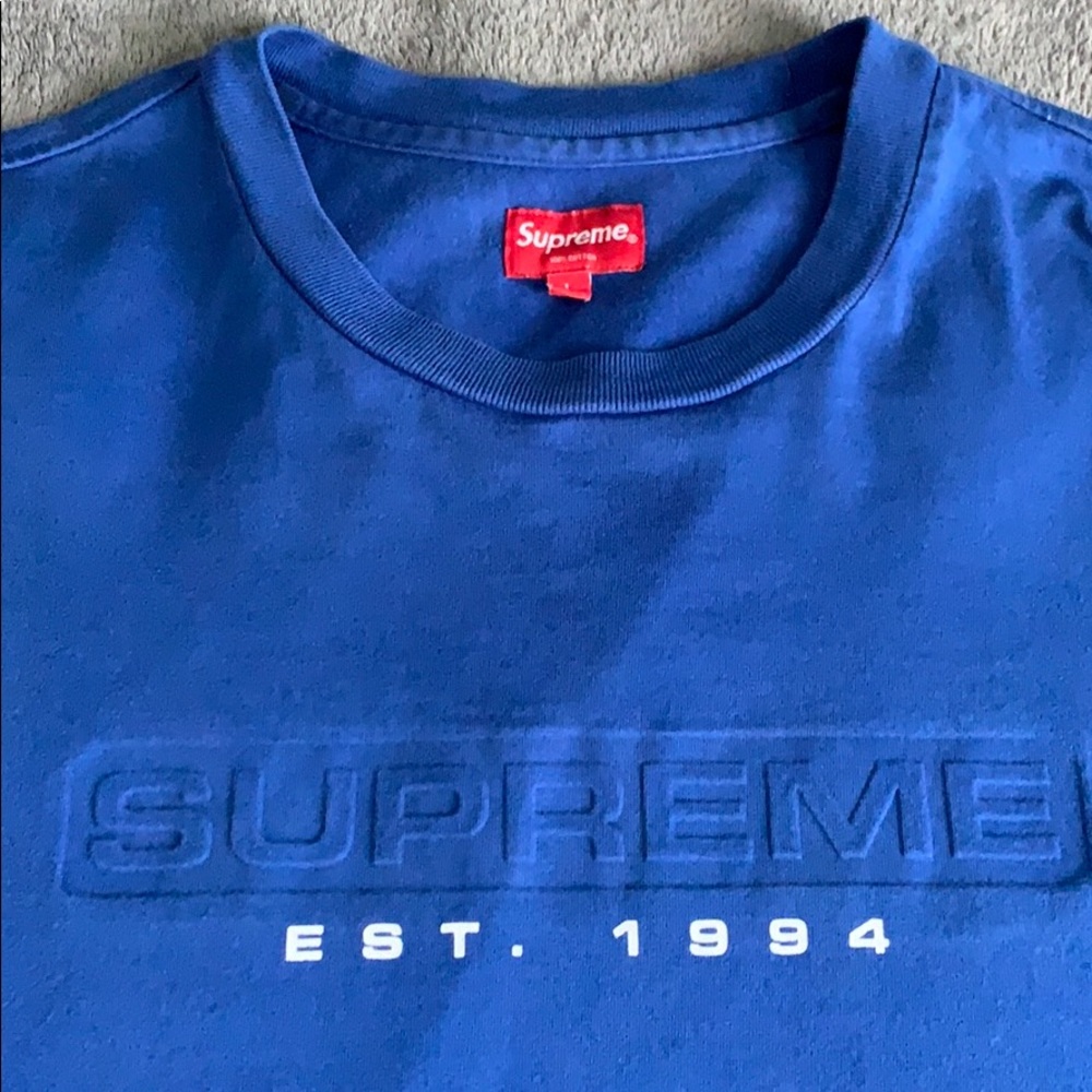 Supreme “EST. 1994” Tee (Royal blue)